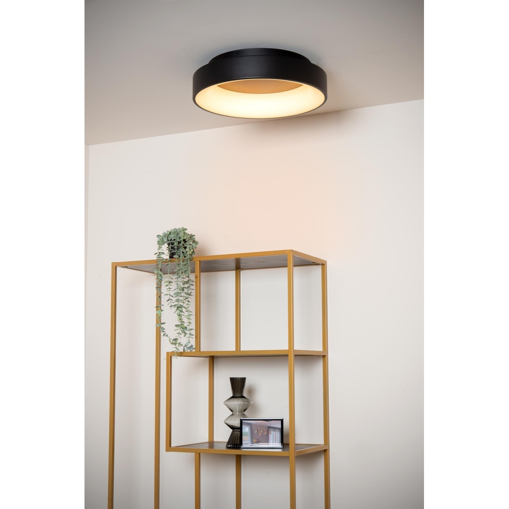 Lucide PlafondlampMirage Ø 45cm zwart - 36114/27/30
